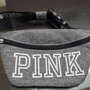 PINK Victoria Secret Grey Fanny Pack
